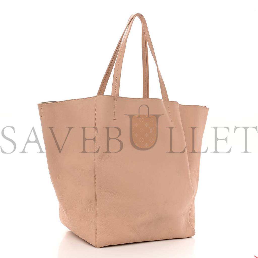 CELINE SOFT GRAINED CALFSKIN MEDIUM HORIZONTAL CABAS PHANTOM LIGHT BLUSH (28*26*16cm) CELINE SOFT GRAINED CALFSKIN MEDIUM HORIZONTAL CABAS PHANTOM LIGHT BLUSH (28*26*16cm)