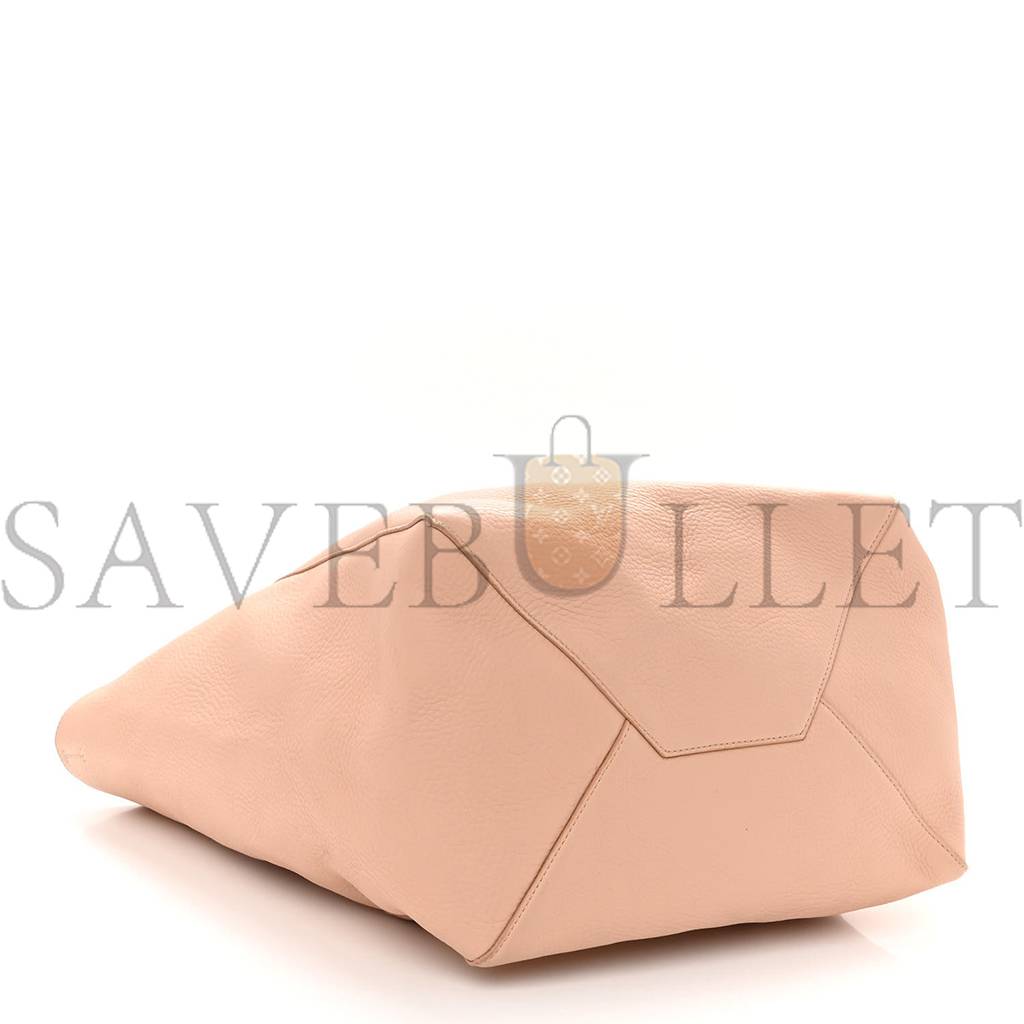 CELINE SOFT GRAINED CALFSKIN MEDIUM HORIZONTAL CABAS PHANTOM LIGHT BLUSH (28*26*16cm) CELINE SOFT GRAINED CALFSKIN MEDIUM HORIZONTAL CABAS PHANTOM LIGHT BLUSH (28*26*16cm)