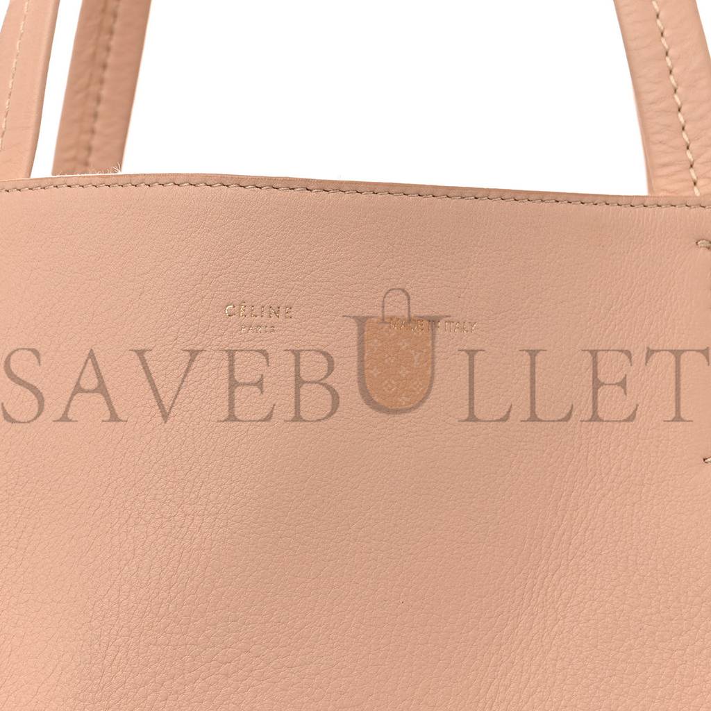 CELINE SOFT GRAINED CALFSKIN MEDIUM HORIZONTAL CABAS PHANTOM LIGHT BLUSH (28*26*16cm) CELINE SOFT GRAINED CALFSKIN MEDIUM HORIZONTAL CABAS PHANTOM LIGHT BLUSH (28*26*16cm)
