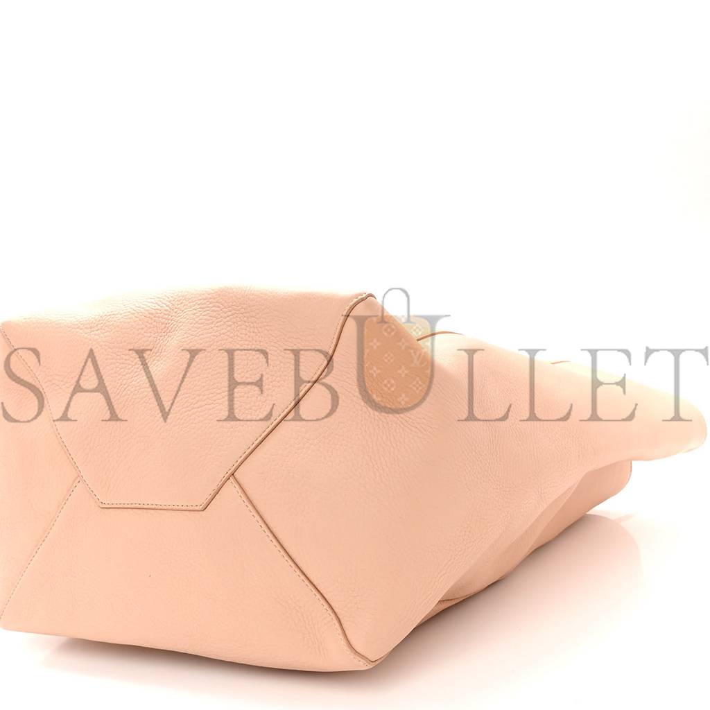 CELINE SOFT GRAINED CALFSKIN MEDIUM HORIZONTAL CABAS PHANTOM LIGHT BLUSH (28*26*16cm) CELINE SOFT GRAINED CALFSKIN MEDIUM HORIZONTAL CABAS PHANTOM LIGHT BLUSH (28*26*16cm)