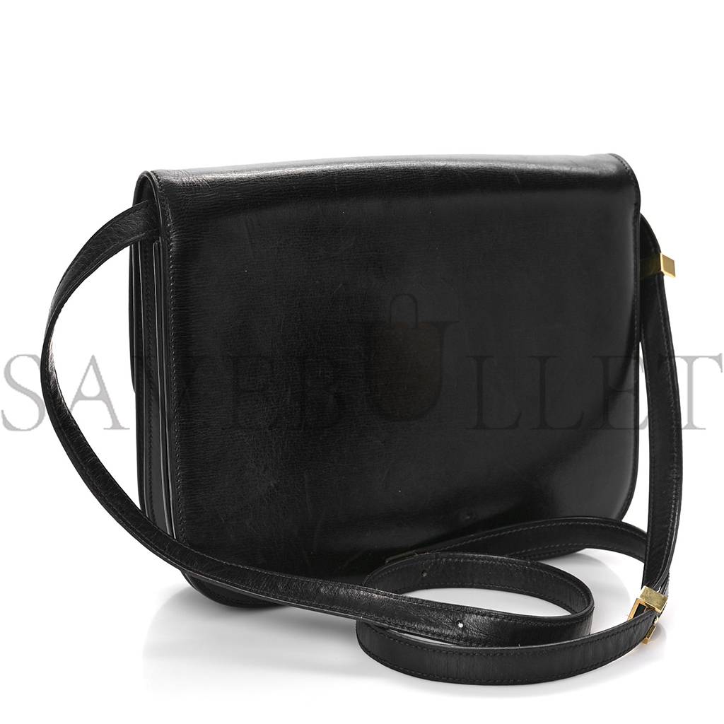 CELINE BOX CALFSKIN MEDIUM CLASSIC BOX FLAP BAG BLACK (23*18*7cm) CELINE BOX CALFSKIN MEDIUM CLASSIC BOX FLAP BAG BLACK (23*18*7cm)