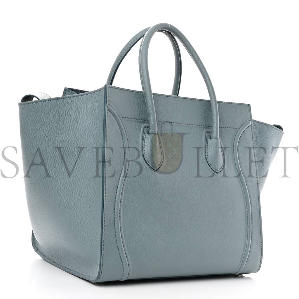 CELINE BABY GRAINED CALFSKIN MEDIUM PHANTOM LUGGAGE GLACIER (30*29*24cm) CELINE BABY GRAINED CALFSKIN MEDIUM PHANTOM LUGGAGE GLACIER (30*29*24cm)