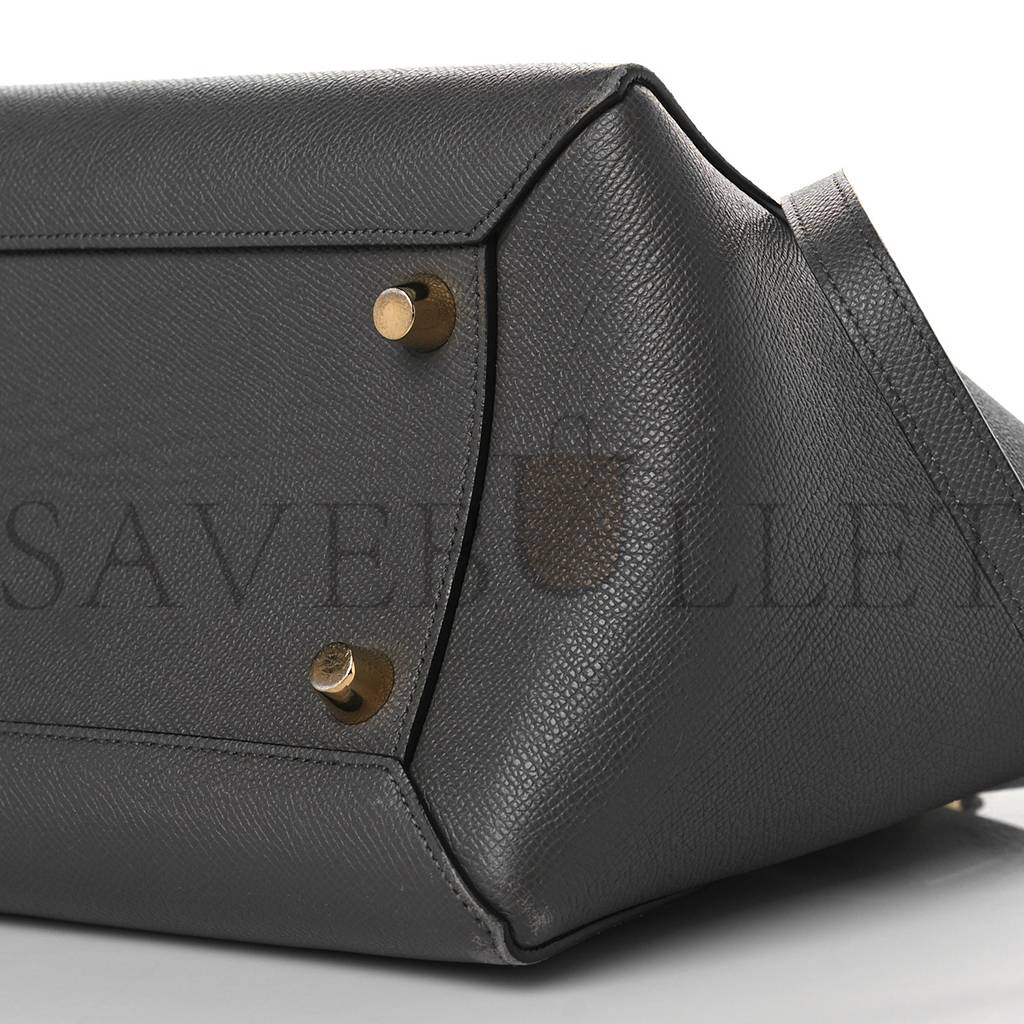 CELINE GRAINED CALFSKIN MINI BELT BAG GREY (28*22*17cm) CELINE GRAINED CALFSKIN MINI BELT BAG GREY (28*22*17cm)