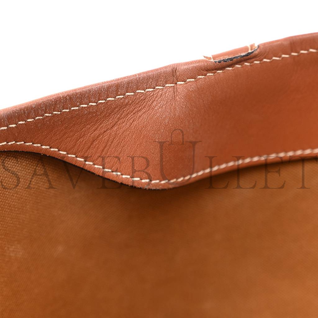 CELINE TRIOMPHE CANVAS CALFSKIN MEDIUM CABAS BAG TAN (31*30*18cm) CELINE TRIOMPHE CANVAS CALFSKIN MEDIUM CABAS BAG TAN (31*30*18cm)