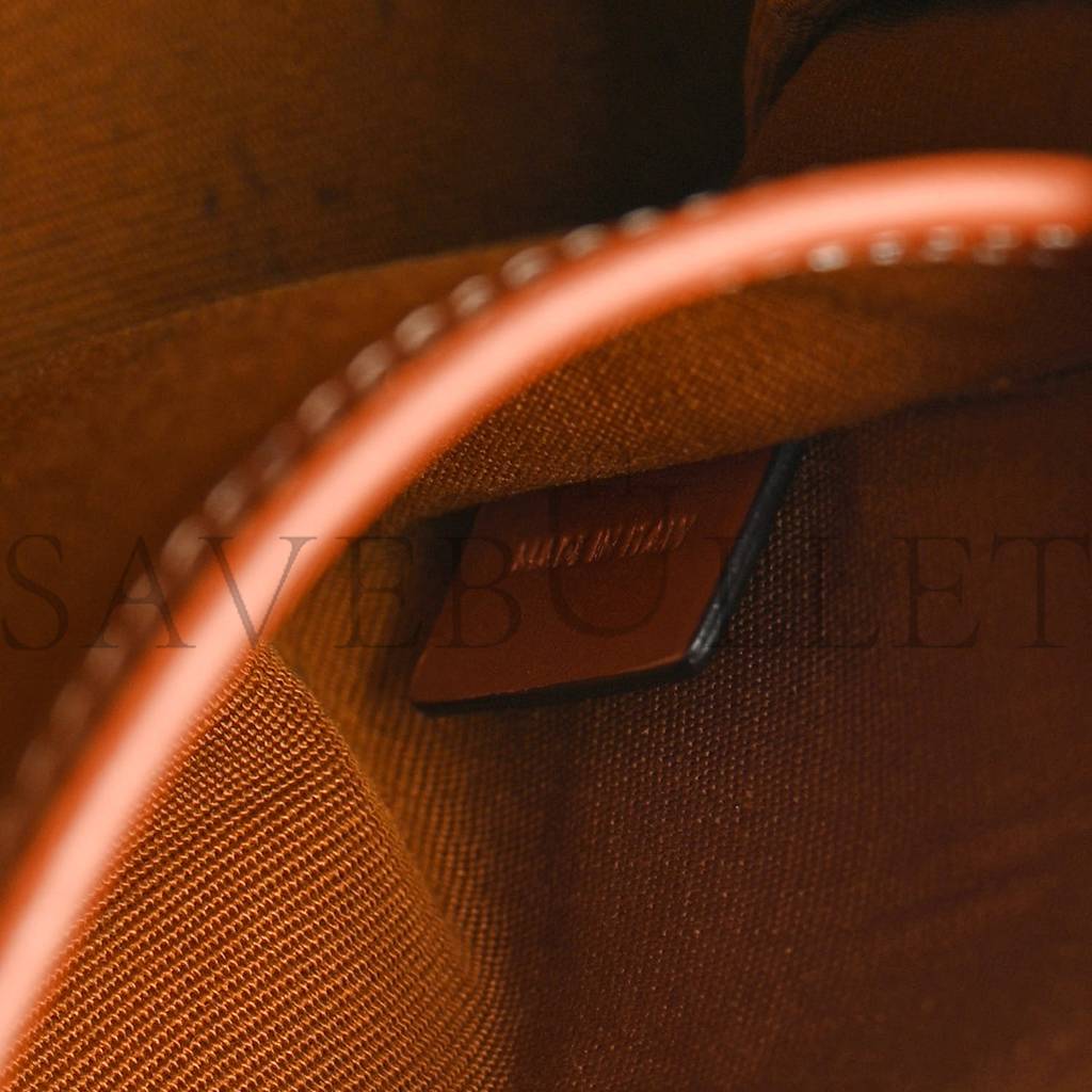 CELINE TRIOMPHE CANVAS CALFSKIN SMALL BOSTON BAG TAN (20*15*10cm) CELINE TRIOMPHE CANVAS CALFSKIN SMALL BOSTON BAG TAN (20*15*10cm)