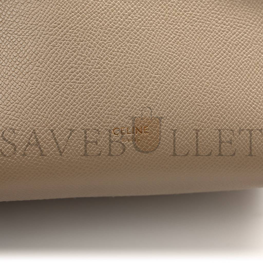 CELINE GRAINED CALFSKIN NANO BELT BAG LIGHT TAUPE (20*19*11cm) CELINE GRAINED CALFSKIN NANO BELT BAG LIGHT TAUPE (20*19*11cm)