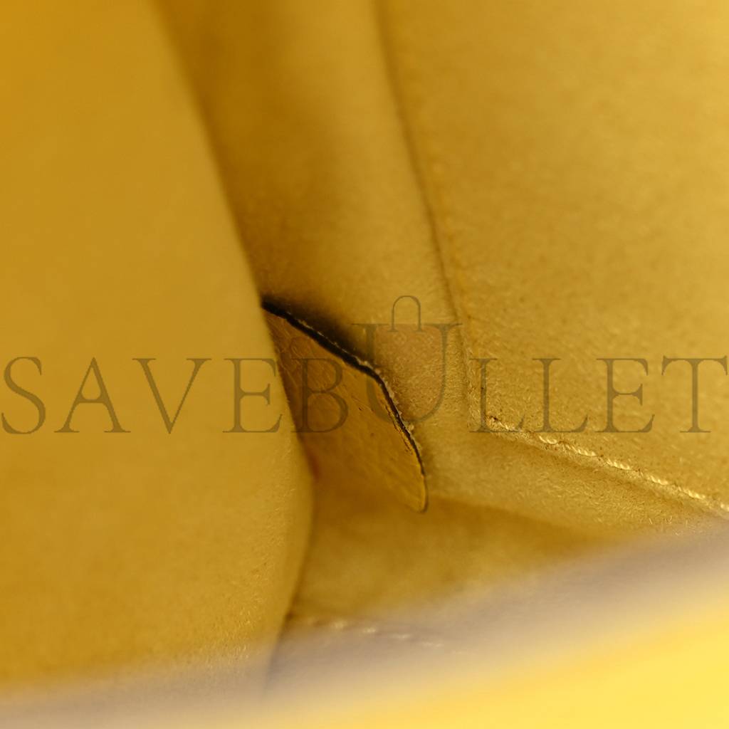 CELINE DRUMMED CALFSKIN NANO LUGGAGE CITRON (20*19*10cm) CELINE DRUMMED CALFSKIN NANO LUGGAGE CITRON (20*19*10cm)