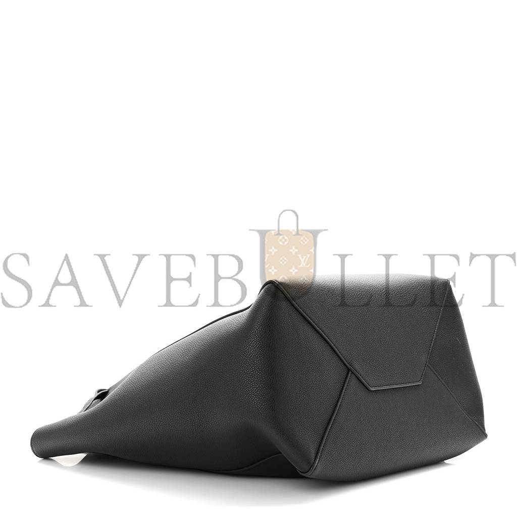 CELINE SOFT GRAINED CALFSKIN SMALL BELT CABAS PHANTOM BLACK (29*27*17cm) CELINE SOFT GRAINED CALFSKIN SMALL BELT CABAS PHANTOM BLACK (29*27*17cm)