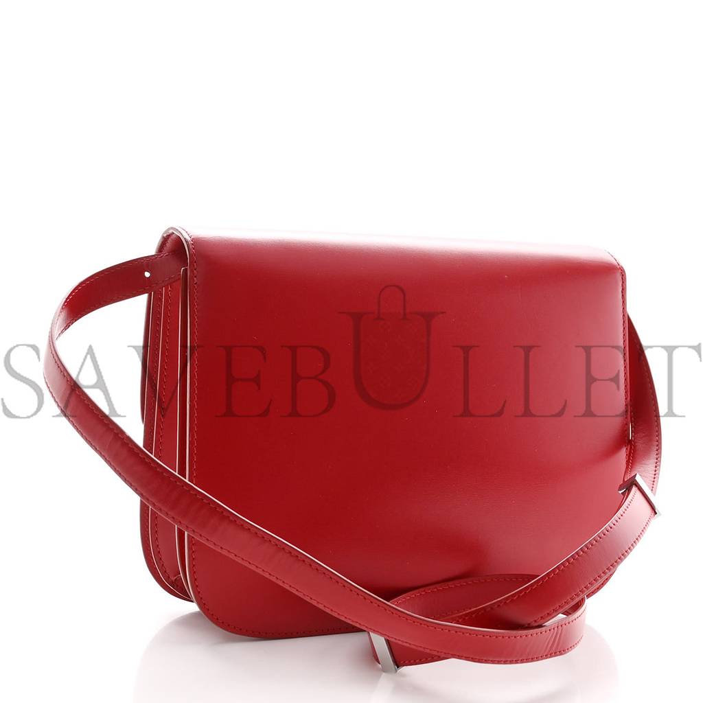 CELINE BOX CALFSKIN MEDIUM CLASSIC BOX FLAP BAG RED (23*18*6cm) CELINE BOX CALFSKIN MEDIUM CLASSIC BOX FLAP BAG RED (23*18*6cm)
