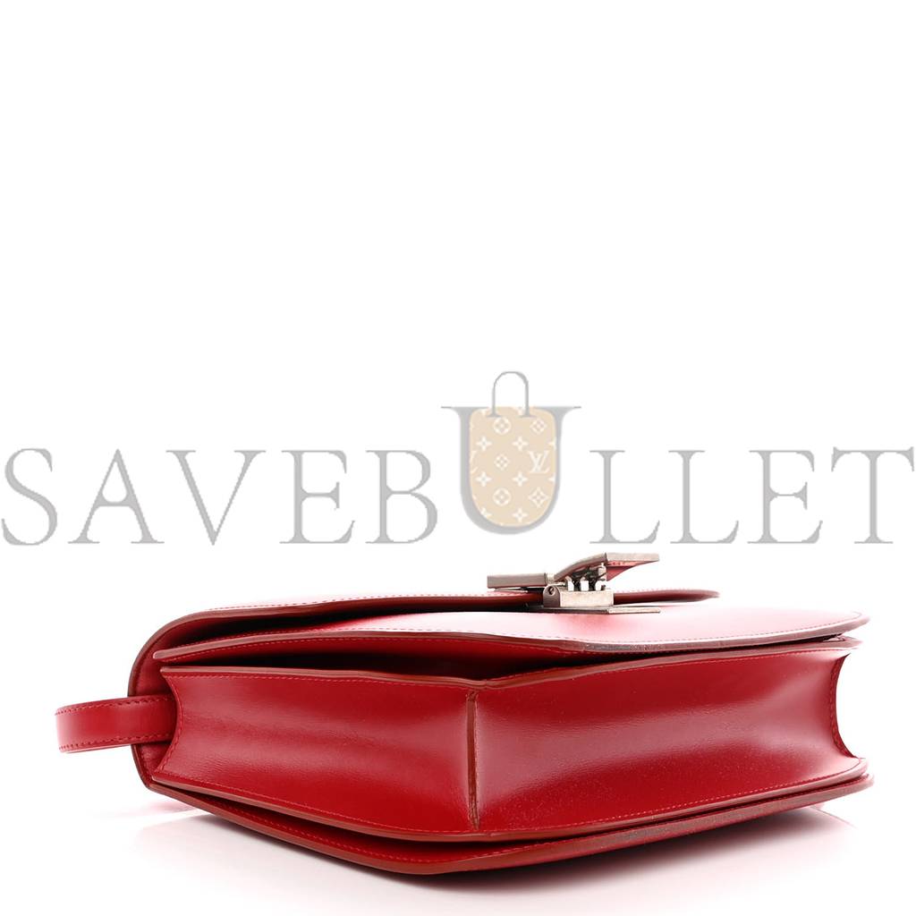 CELINE BOX CALFSKIN MEDIUM CLASSIC BOX FLAP BAG RED (23*18*6cm) CELINE BOX CALFSKIN MEDIUM CLASSIC BOX FLAP BAG RED (23*18*6cm)