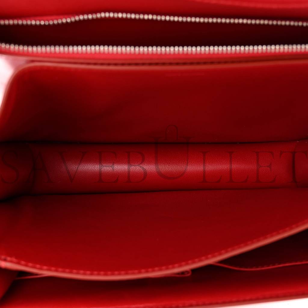CELINE BOX CALFSKIN MEDIUM CLASSIC BOX FLAP BAG RED (23*18*6cm) CELINE BOX CALFSKIN MEDIUM CLASSIC BOX FLAP BAG RED (23*18*6cm)