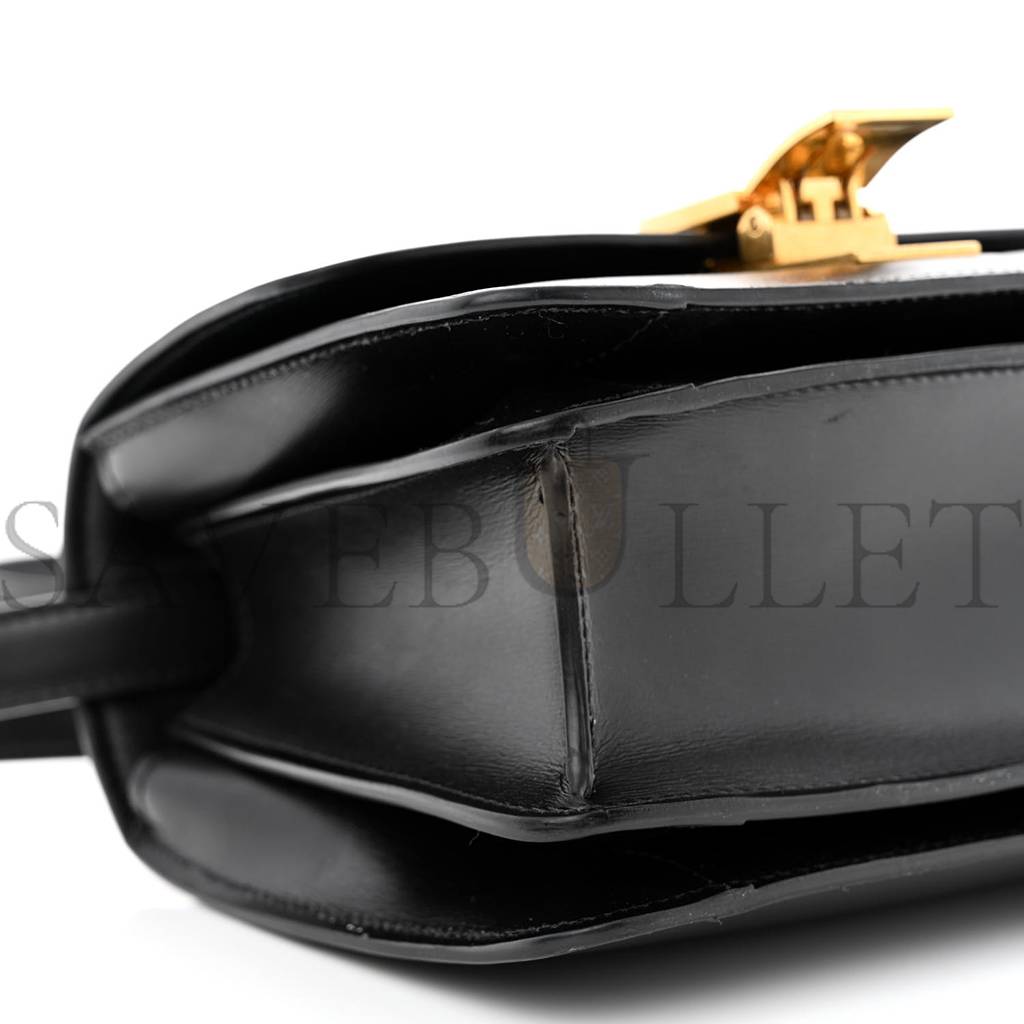CELINE BOX CALFSKIN SMALL CLASSIC BOX FLAP BAG BLACK (17*13*8cm) CELINE BOX CALFSKIN SMALL CLASSIC BOX FLAP BAG BLACK (17*13*8cm)