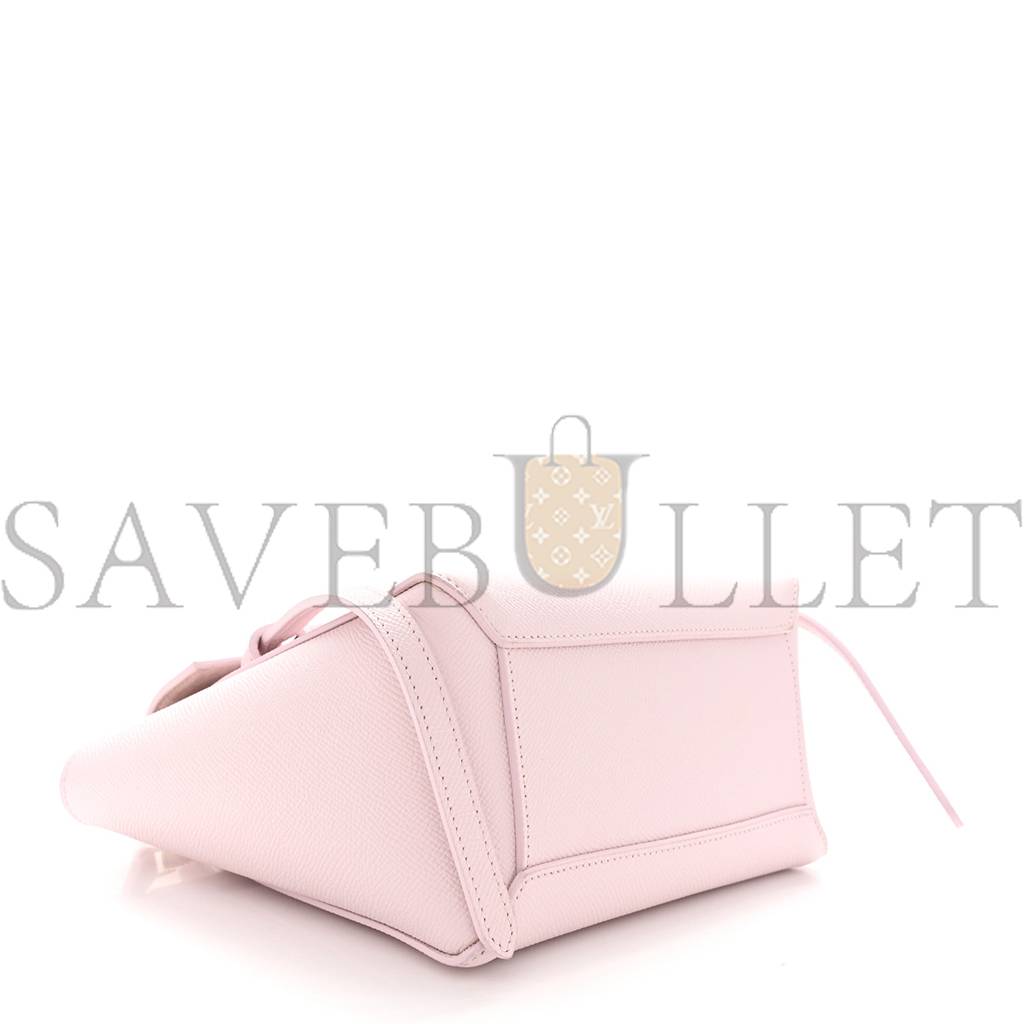 CELINE GRAINED CALFSKIN NANO BELT BAG PEONY (20*17*11cm) CELINE GRAINED CALFSKIN NANO BELT BAG PEONY (20*17*11cm)