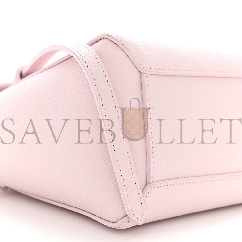 CELINE GRAINED CALFSKIN NANO BELT BAG PEONY (20*17*11cm) CELINE GRAINED CALFSKIN NANO BELT BAG PEONY (20*17*11cm)