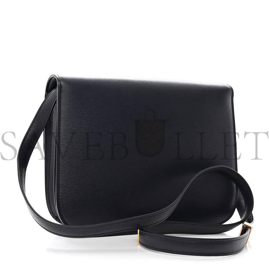 CELINE LIEGE CALFSKIN MEDIUM CLASSIC BOX FLAP BAG DARK BLUE (23*18*6cm) CELINE LIEGE CALFSKIN MEDIUM CLASSIC BOX FLAP BAG DARK BLUE (23*18*6cm)