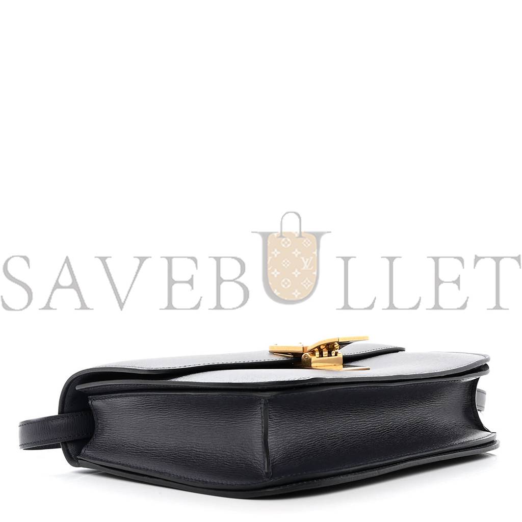 CELINE LIEGE CALFSKIN MEDIUM CLASSIC BOX FLAP BAG DARK BLUE (23*18*6cm) CELINE LIEGE CALFSKIN MEDIUM CLASSIC BOX FLAP BAG DARK BLUE (23*18*6cm)