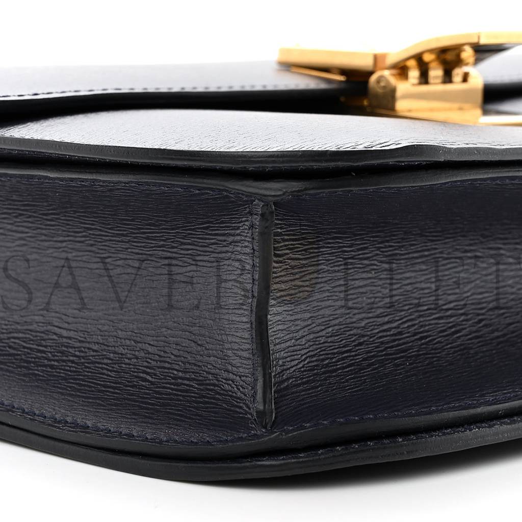 CELINE LIEGE CALFSKIN MEDIUM CLASSIC BOX FLAP BAG DARK BLUE (23*18*6cm) CELINE LIEGE CALFSKIN MEDIUM CLASSIC BOX FLAP BAG DARK BLUE (23*18*6cm)
