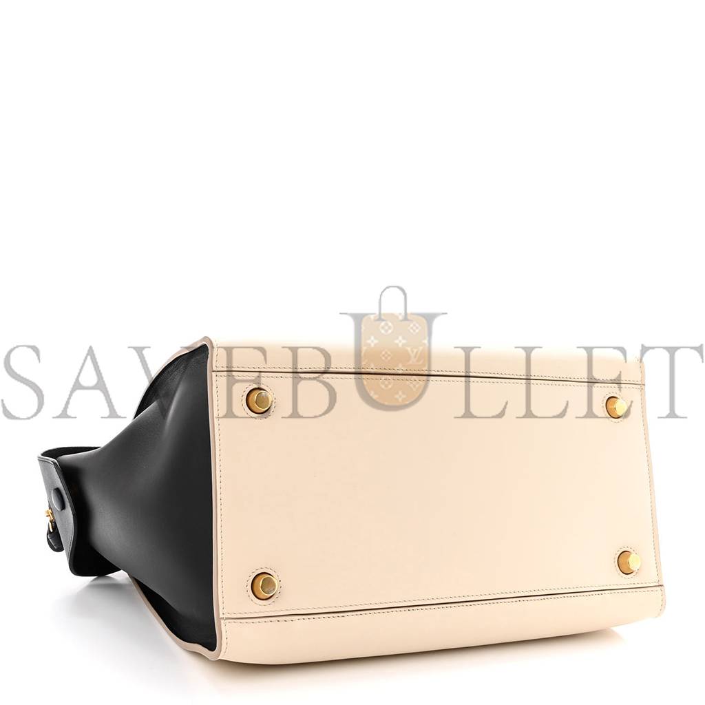 CELINE SMOOTH CALFSKIN SMALL RING BAG CHALK (30*25*17cm) CELINE SMOOTH CALFSKIN SMALL RING BAG CHALK (30*25*17cm)