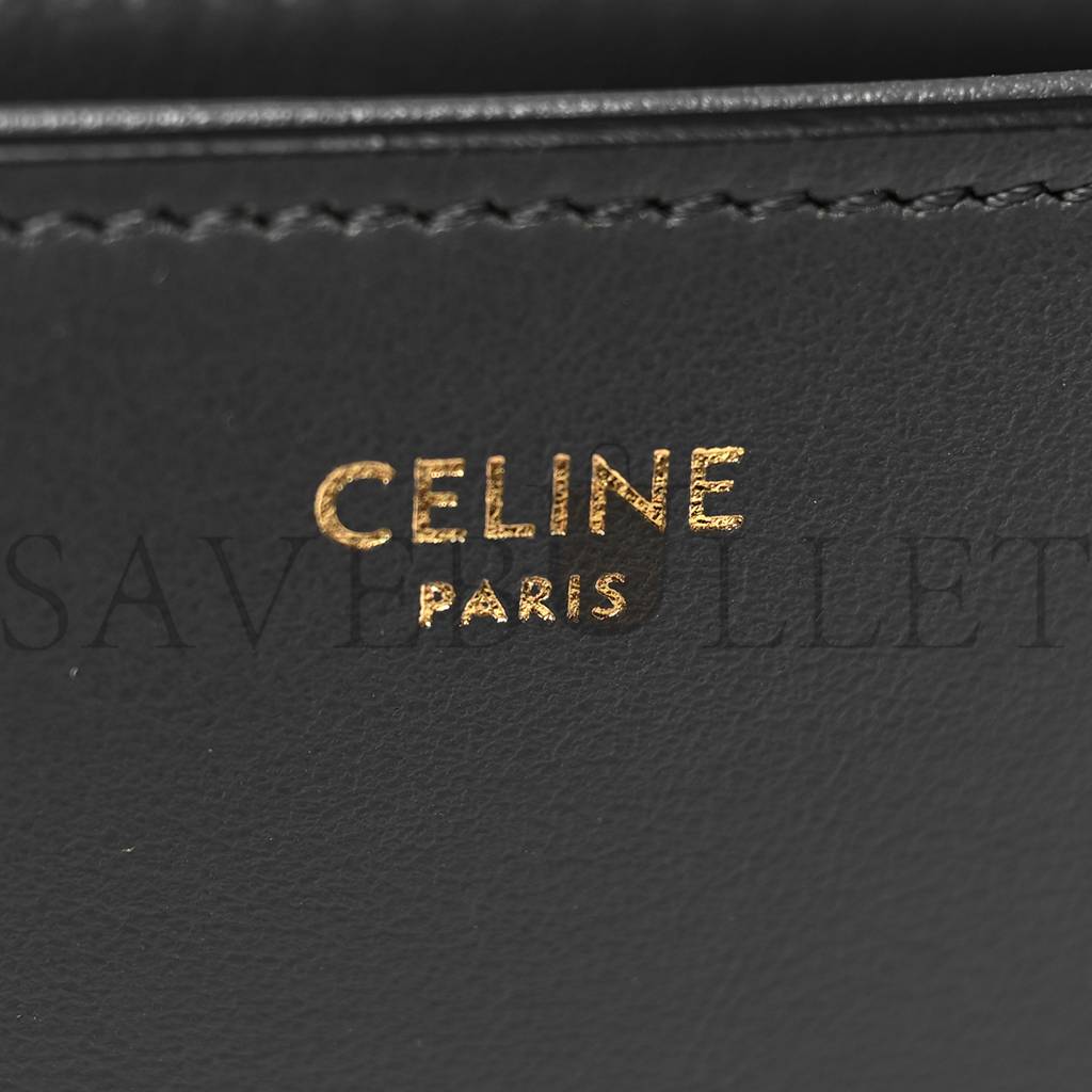 CELINE SMOOTH CALFSKIN MEDIUM TABOU ANTHRACITE (23*18*1cm) CELINE SMOOTH CALFSKIN MEDIUM TABOU ANTHRACITE (23*18*1cm)