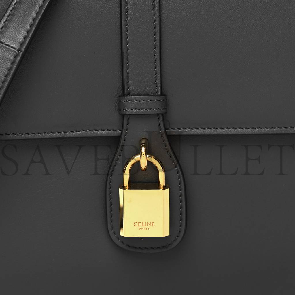 CELINE SMOOTH CALFSKIN MEDIUM TABOU ANTHRACITE (23*18*1cm) CELINE SMOOTH CALFSKIN MEDIUM TABOU ANTHRACITE (23*18*1cm)