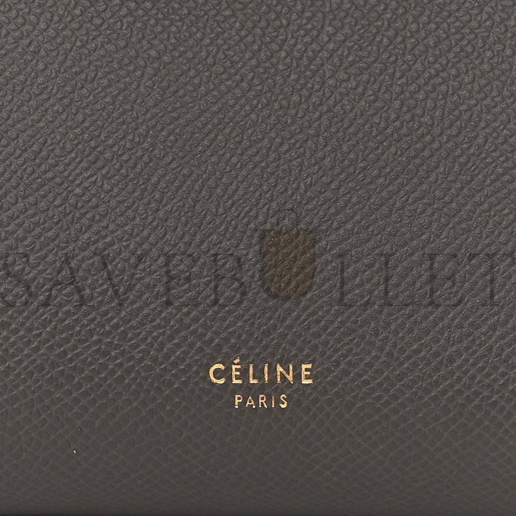 CELINE BABY GRAINED CALFSKIN MICRO BELT BAG GREY (24*21*14cm) CELINE BABY GRAINED CALFSKIN MICRO BELT BAG GREY (24*21*14cm)