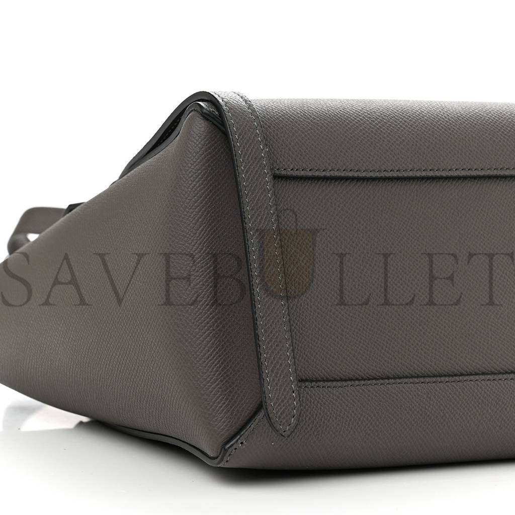 CELINE BABY GRAINED CALFSKIN MICRO BELT BAG GREY (24*21*14cm) CELINE BABY GRAINED CALFSKIN MICRO BELT BAG GREY (24*21*14cm)