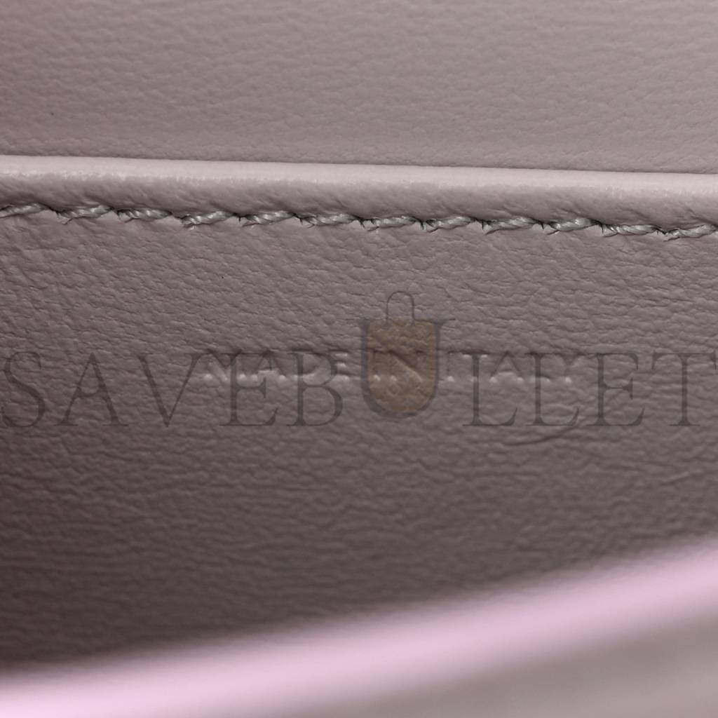 CELINE LIEGE CALFSKIN TEEN CLASSIC BOX FLAP BAG LAVENDER GREY (18*15*6cm) CELINE LIEGE CALFSKIN TEEN CLASSIC BOX FLAP BAG LAVENDER GREY (18*15*6cm)