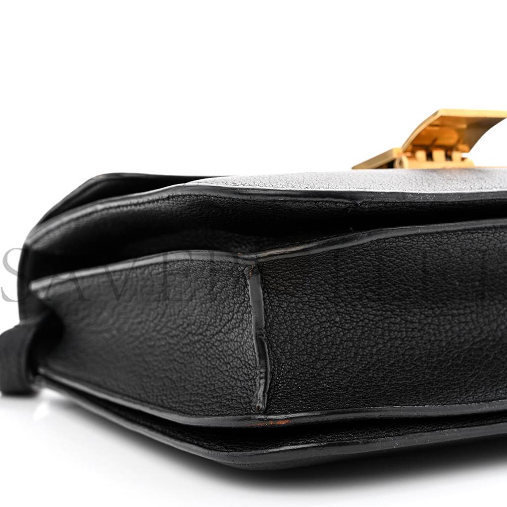 CELINE LIEGE CALFSKIN MEDIUM CLASSIC BOX FLAP BAG BLACK (24*18*7cm) CELINE LIEGE CALFSKIN MEDIUM CLASSIC BOX FLAP BAG BLACK (24*18*7cm)