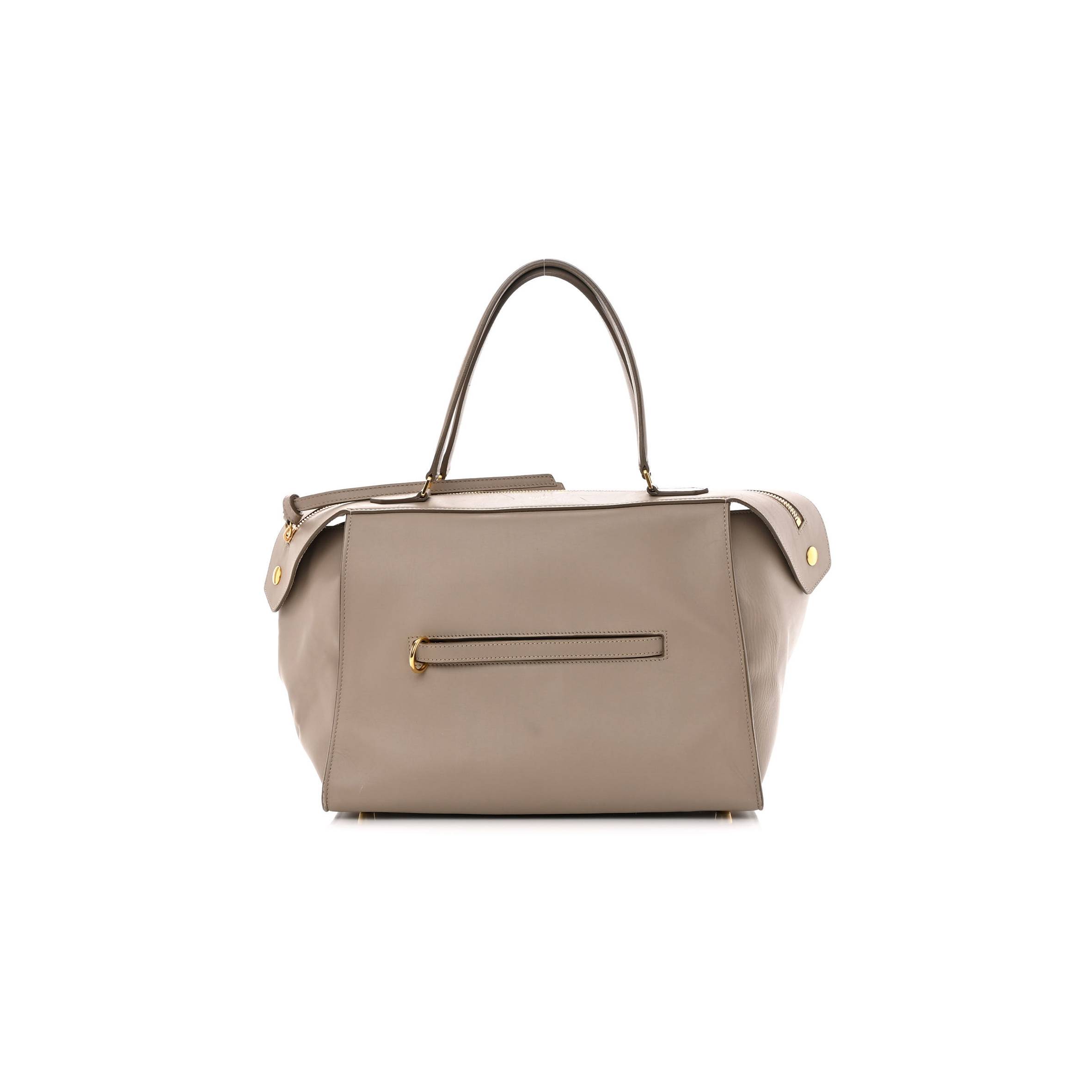 CELINE SMOOTH CALFSKIN SMALL RING BAG LIGHT TAUPE (30*26*17cm) CELINE SMOOTH CALFSKIN SMALL RING BAG LIGHT TAUPE (30*26*17cm)