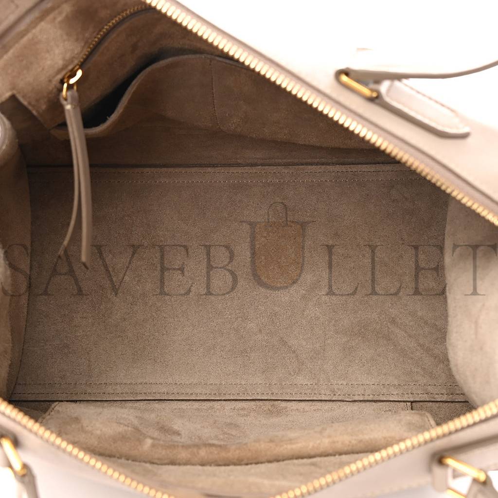 CELINE SMOOTH CALFSKIN SMALL RING BAG LIGHT TAUPE (30*26*17cm) CELINE SMOOTH CALFSKIN SMALL RING BAG LIGHT TAUPE (30*26*17cm)
