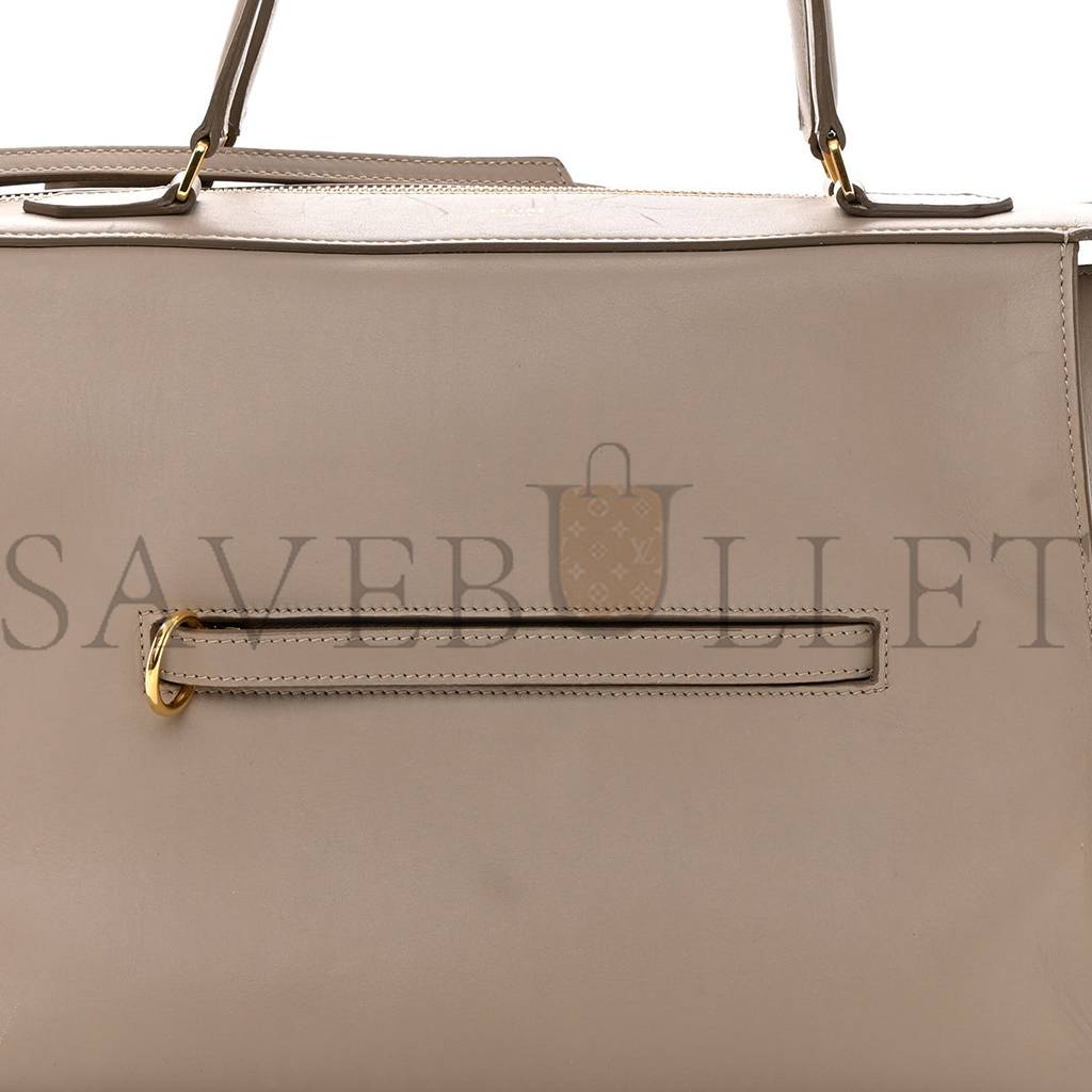 CELINE SMOOTH CALFSKIN SMALL RING BAG LIGHT TAUPE (30*26*17cm) CELINE SMOOTH CALFSKIN SMALL RING BAG LIGHT TAUPE (30*26*17cm)