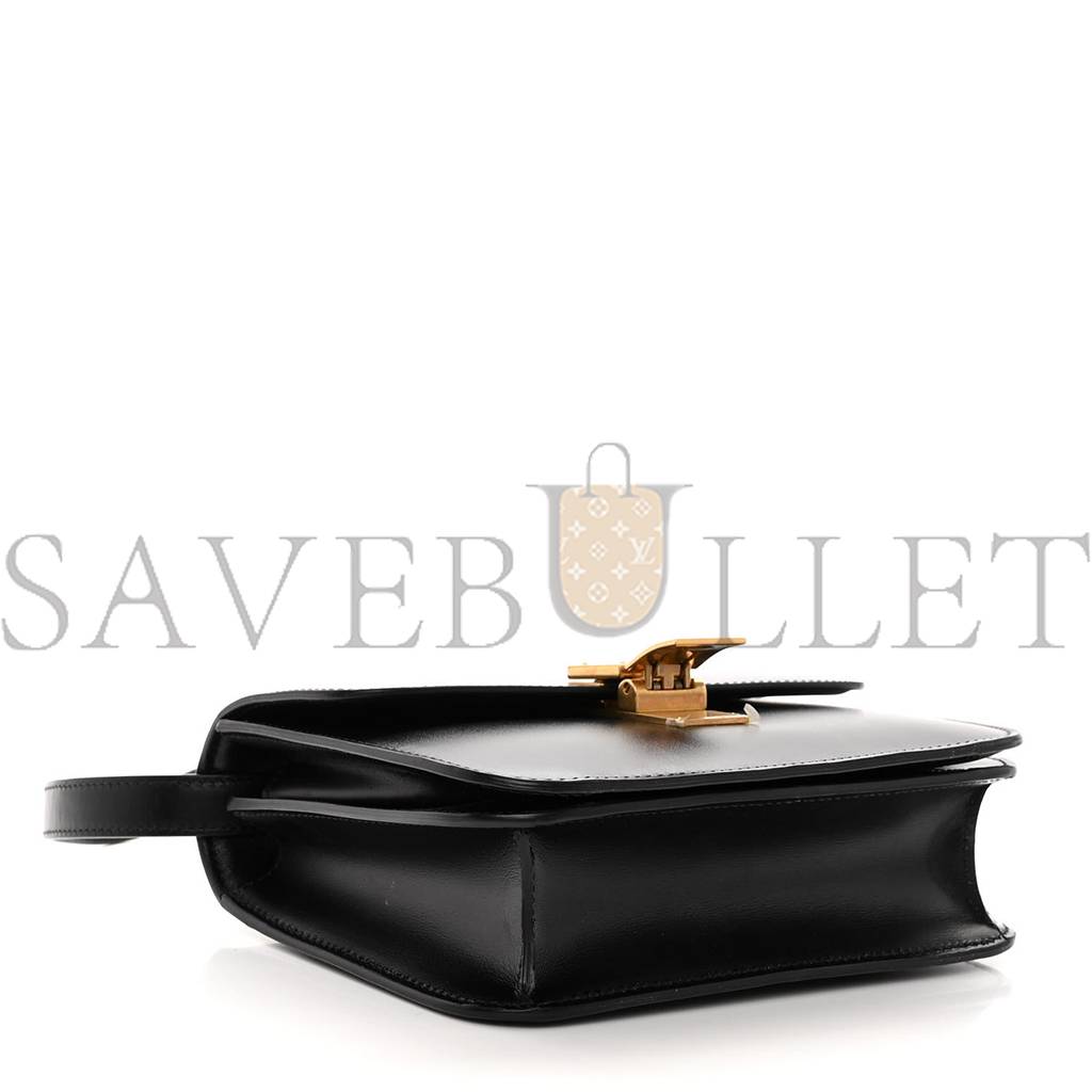 CELINE BOX CALFSKIN TEEN CLASSIC BOX FLAP BAG BLACK (18*15*6cm) CELINE BOX CALFSKIN TEEN CLASSIC BOX FLAP BAG BLACK (18*15*6cm)