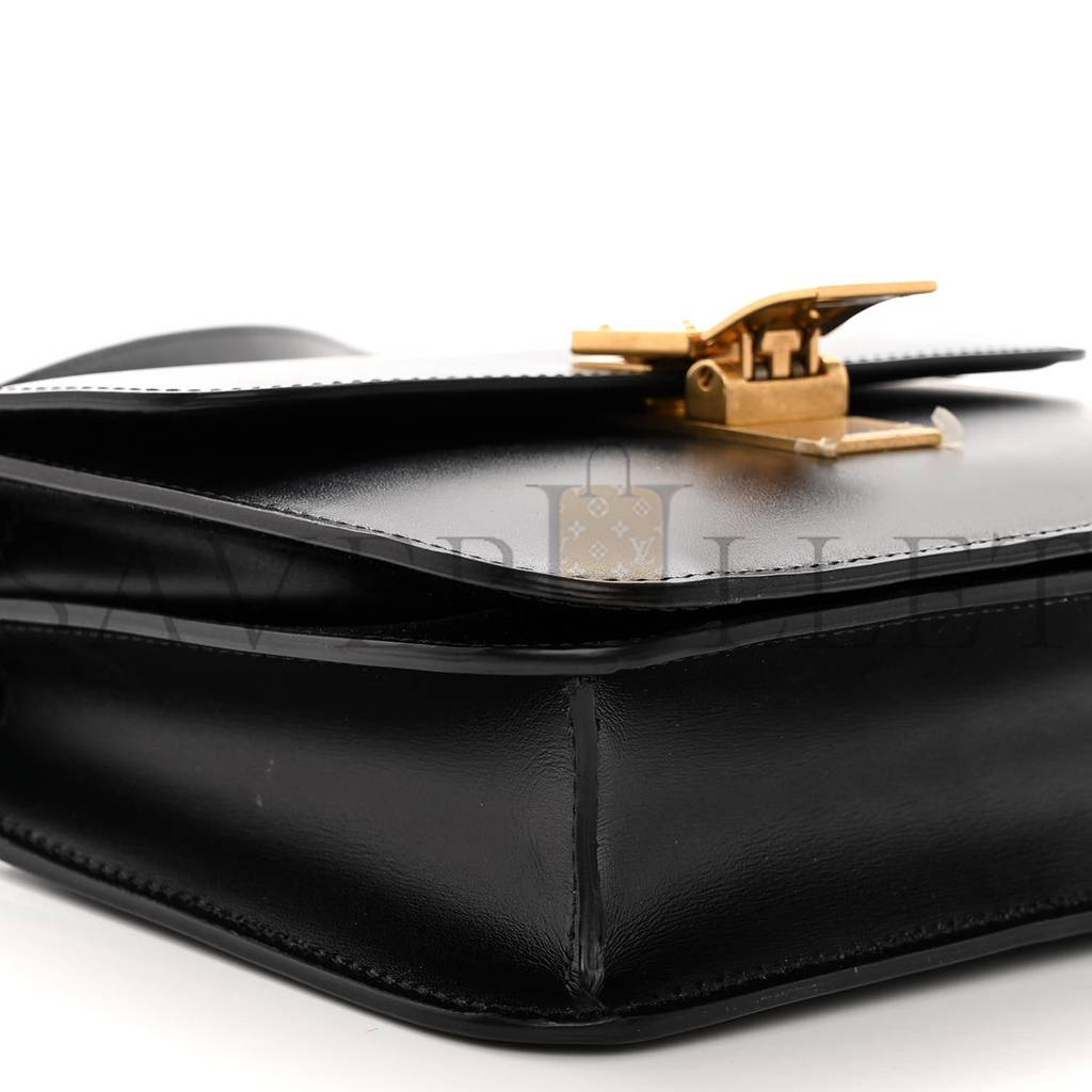 CELINE BOX CALFSKIN TEEN CLASSIC BOX FLAP BAG BLACK (18*15*6cm) CELINE BOX CALFSKIN TEEN CLASSIC BOX FLAP BAG BLACK (18*15*6cm)