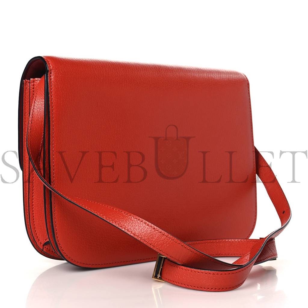 CELINE GOATSKIN MEDIUM CLASSIC BOX FLAP BAG CINNAMON (23*18*6cm) CELINE GOATSKIN MEDIUM CLASSIC BOX FLAP BAG CINNAMON (23*18*6cm)