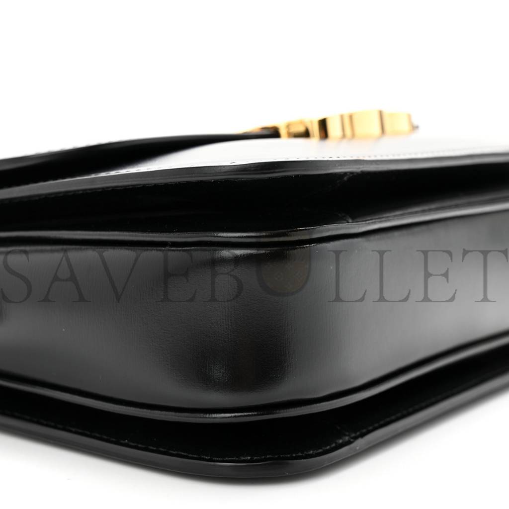 CELINE SHINY CALFSKIN MEDIUM TRIOMPHE BLACK (23*15*5cm) CELINE SHINY CALFSKIN MEDIUM TRIOMPHE BLACK (23*15*5cm)