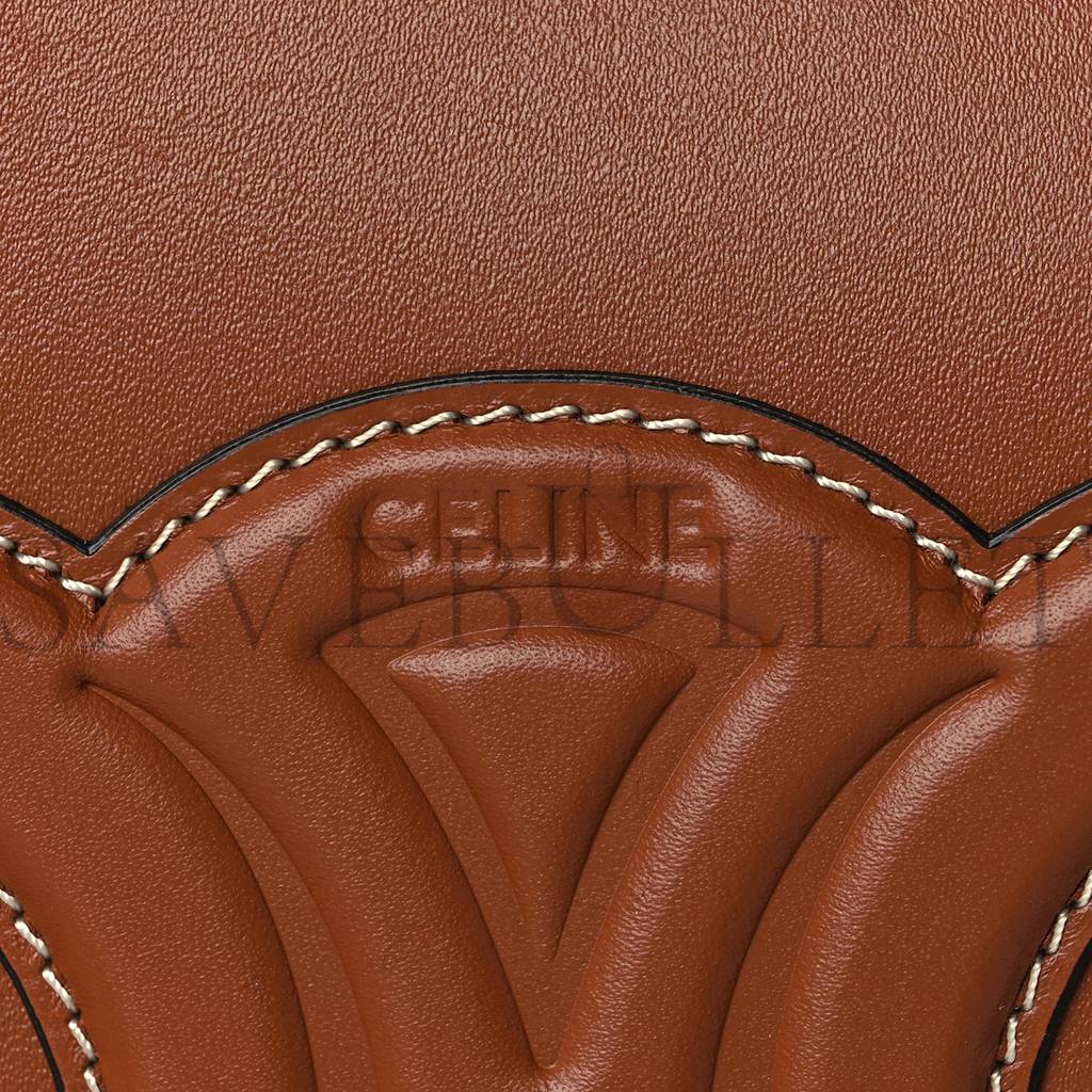 CELINE SMOOTH CALFSKIN CUIR TRIOMPHE CAMERA SHOULDER BAG TAN (27*13*4cm) CELINE SMOOTH CALFSKIN CUIR TRIOMPHE CAMERA SHOULDER BAG TAN (27*13*4cm)