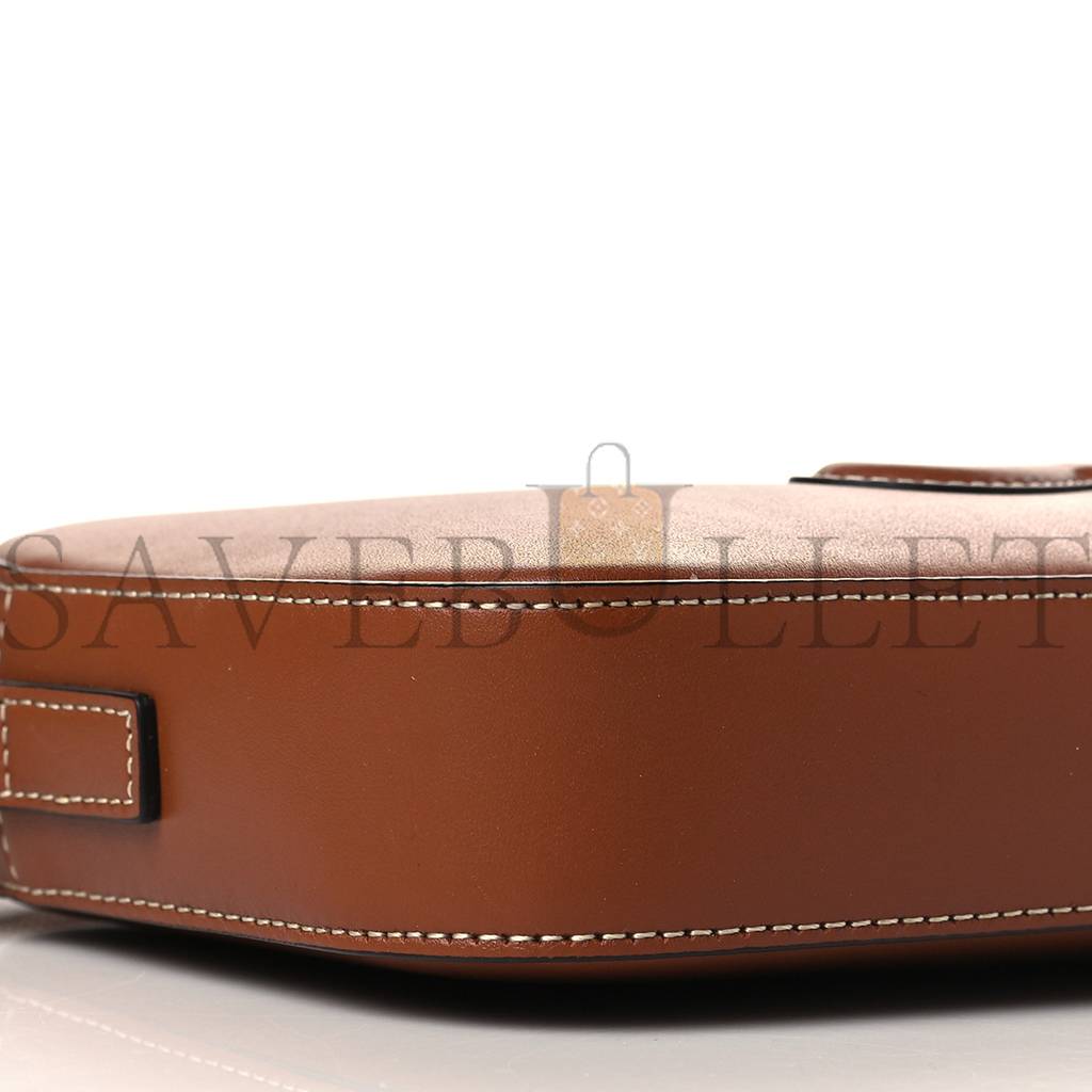 CELINE SMOOTH CALFSKIN CUIR TRIOMPHE CAMERA SHOULDER BAG TAN (27*13*4cm) CELINE SMOOTH CALFSKIN CUIR TRIOMPHE CAMERA SHOULDER BAG TAN (27*13*4cm)