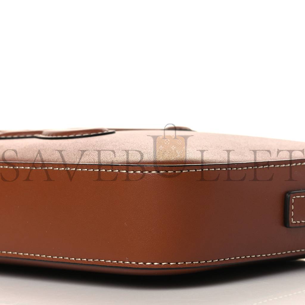 CELINE SMOOTH CALFSKIN CUIR TRIOMPHE CAMERA SHOULDER BAG TAN (27*13*4cm) CELINE SMOOTH CALFSKIN CUIR TRIOMPHE CAMERA SHOULDER BAG TAN (27*13*4cm)