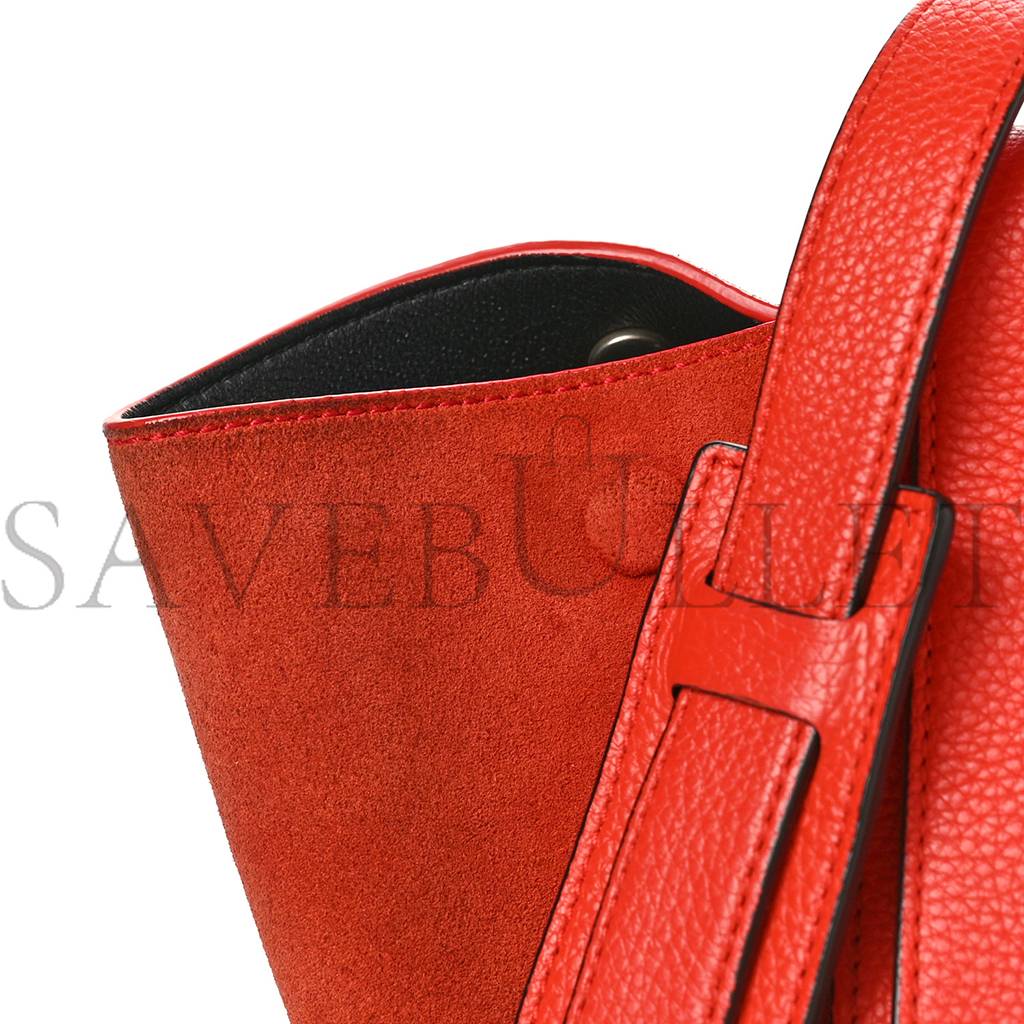 CELINE DRUMMED CALFSKIN MEDIUM TRAPEZE ORANGE (30*24*18cm) CELINE DRUMMED CALFSKIN MEDIUM TRAPEZE ORANGE (30*24*18cm)