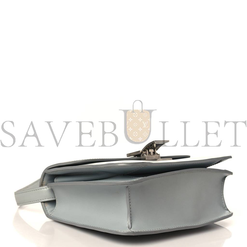 CELINE BOX CALFSKIN TEEN CLASSIC BOX FLAP BAG FROST (18*15*6cm) CELINE BOX CALFSKIN TEEN CLASSIC BOX FLAP BAG FROST (18*15*6cm)