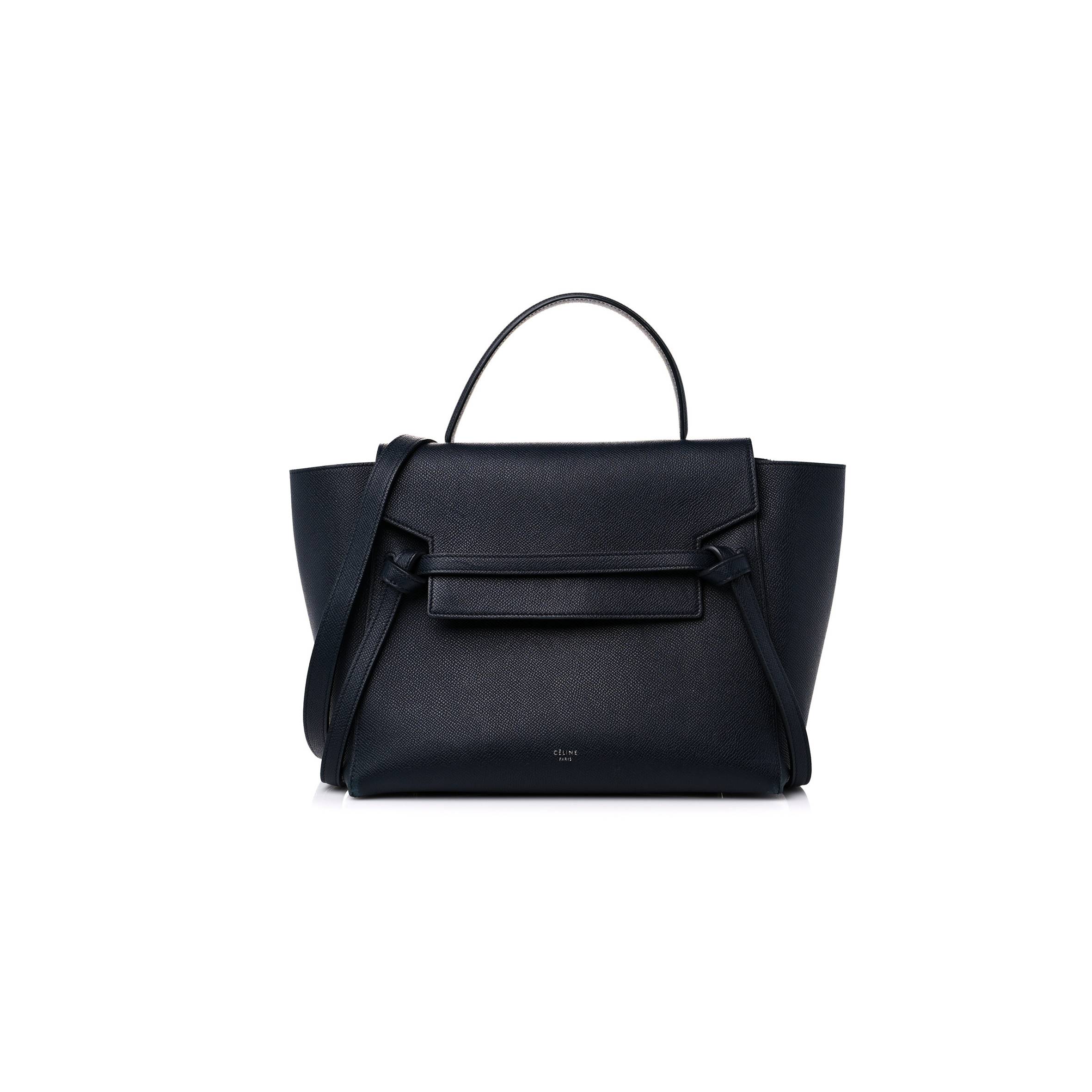 CELINE GRAINED CALFSKIN MINI BELT BAG NAVY (39*28*23cm) CELINE GRAINED CALFSKIN MINI BELT BAG NAVY (39*28*23cm)