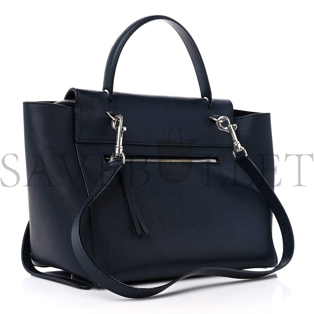 CELINE GRAINED CALFSKIN MINI BELT BAG NAVY (39*28*23cm) CELINE GRAINED CALFSKIN MINI BELT BAG NAVY (39*28*23cm)