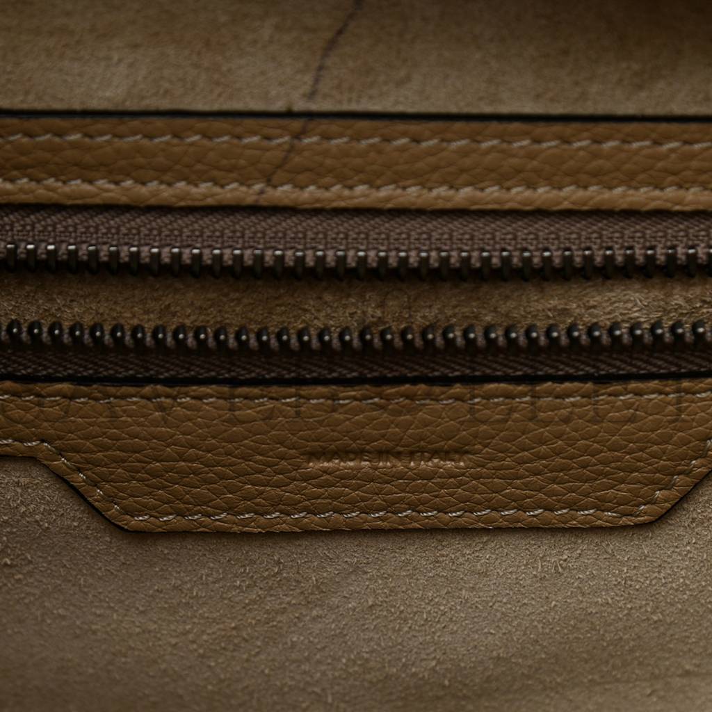 CELINE DRUMMED CALFSKIN MINI LUGGAGE DUNE (30*30*18cm) CELINE DRUMMED CALFSKIN MINI LUGGAGE DUNE (30*30*18cm)
