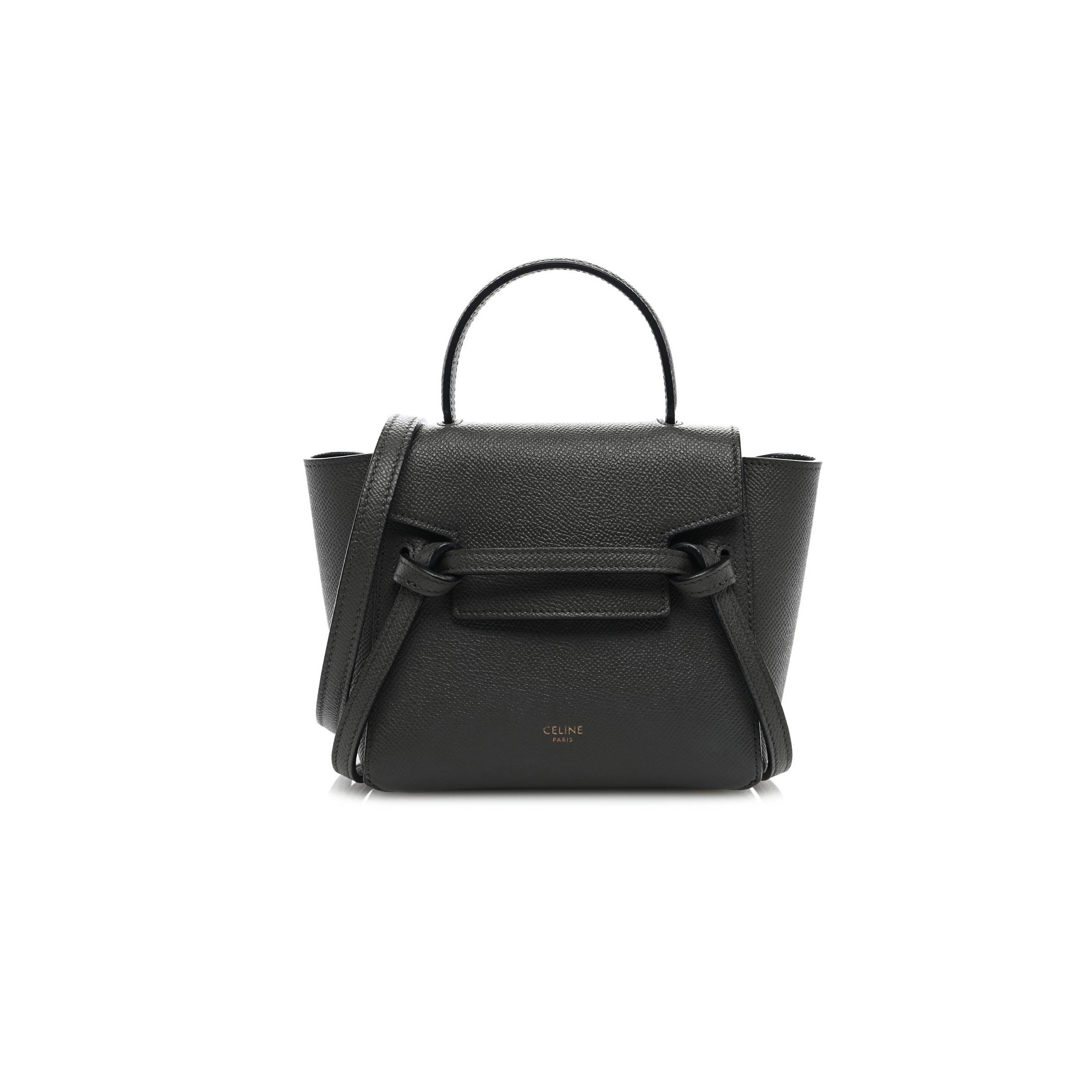 CELINE GRAINED CALFSKIN PICO BELT BAG GREY (16*15*8cm) CELINE GRAINED CALFSKIN PICO BELT BAG GREY (16*15*8cm)