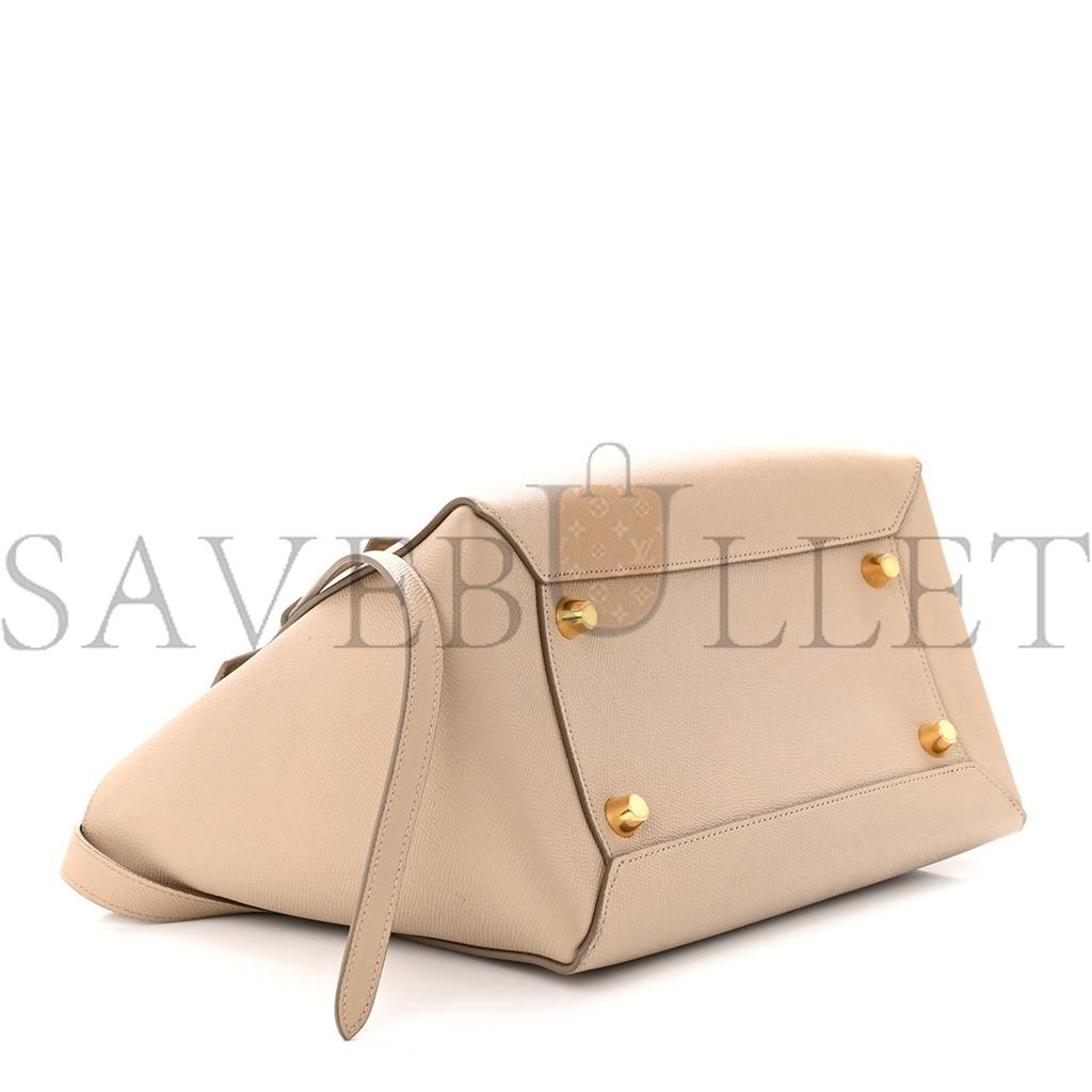CELINE GRAINED CALFSKIN MINI BELT BAG LIGHT TAUPE (28*22*18cm) CELINE GRAINED CALFSKIN MINI BELT BAG LIGHT TAUPE (28*22*18cm)