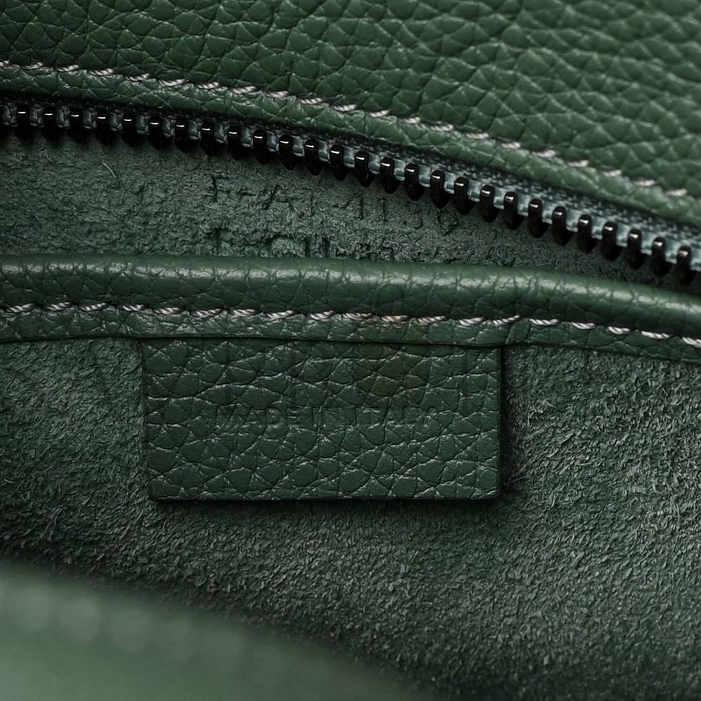 CELINE DRUMMED CALFSKIN NANO LUGGAGE CELADON (21*20*10cm) CELINE DRUMMED CALFSKIN NANO LUGGAGE CELADON (21*20*10cm)