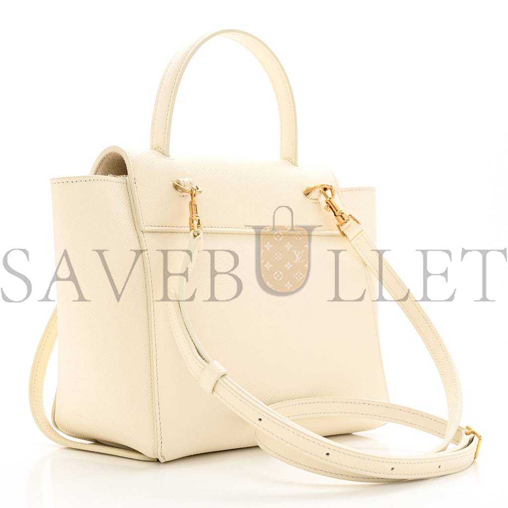 CELINE GRAINED CALFSKIN NANO BELT BAG WHITE (15*14*8cm) CELINE GRAINED CALFSKIN NANO BELT BAG WHITE (15*14*8cm)