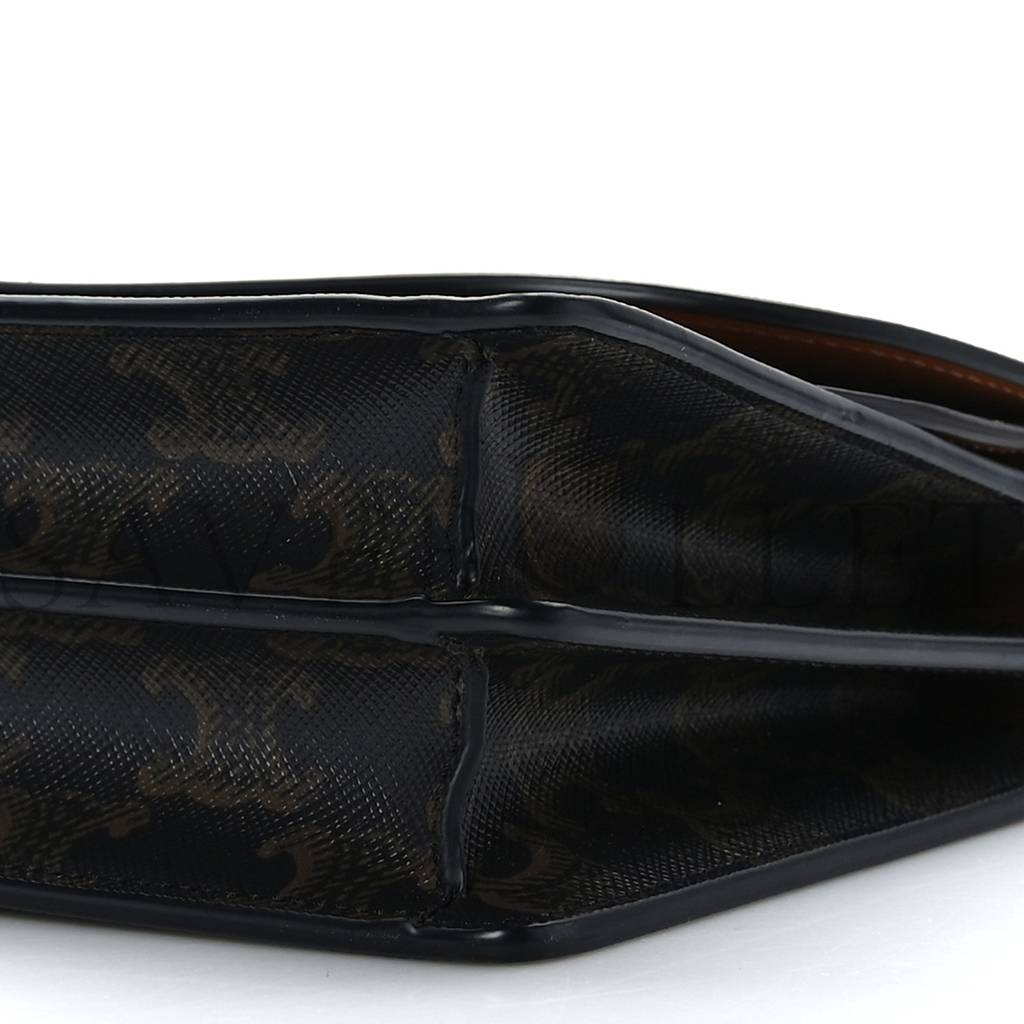 CELINE TRIOMPHE CANVAS LAMBSKIN WALLET ON STRAP TAN (20*13*6cm) CELINE TRIOMPHE CANVAS LAMBSKIN WALLET ON STRAP TAN (20*13*6cm)