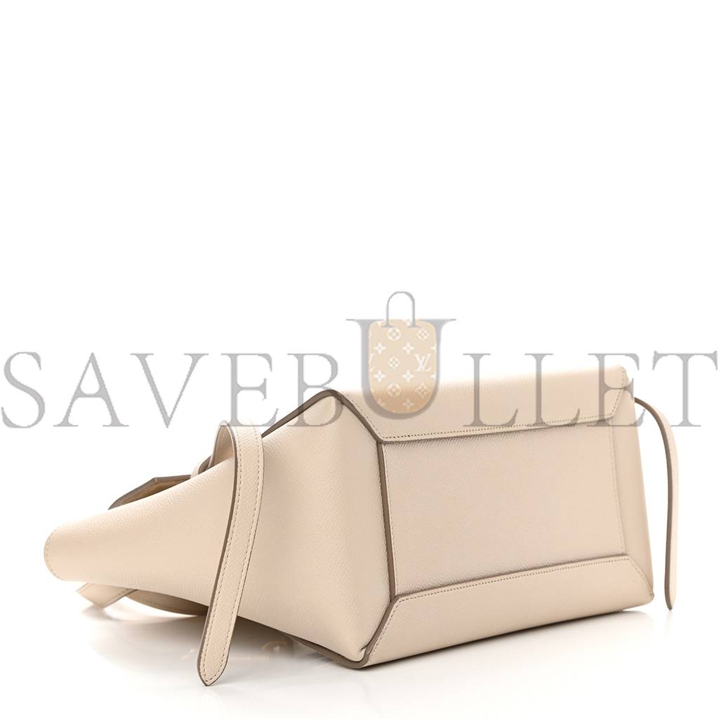 CELINE GRAINED CALFSKIN MICRO BELT BAG LIGHT TAUPE (24*22*13cm) CELINE GRAINED CALFSKIN MICRO BELT BAG LIGHT TAUPE (24*22*13cm)
