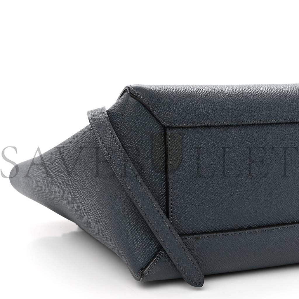 CELINE BABY GRAINED CALFSKIN MICRO BELT BAG NAVY BLUE (23*21*13cm) CELINE BABY GRAINED CALFSKIN MICRO BELT BAG NAVY BLUE (23*21*13cm)